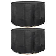 Coperture Mobili da Giardino 2pz 6 Occhielli Ã˜125x75 cm Rotondecod mxl 76370