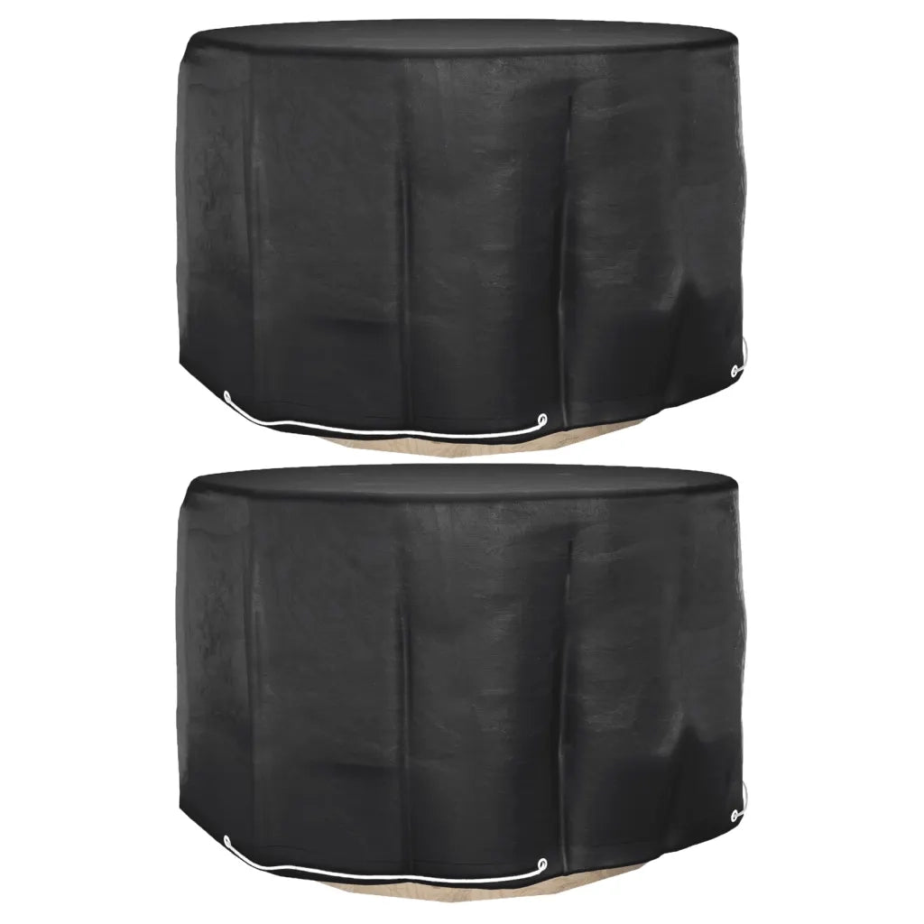 Coperture Mobili da Giardino 2pz 6 Occhielli Ã˜125x75 cm Rotondecod mxl 76370