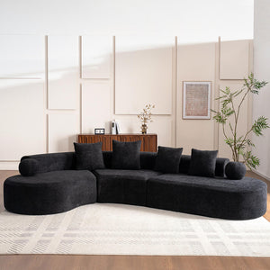 Divano a L senza struttura - Xylo - 327 cm - Comodo e soffice