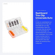 Clip di Trasformazione del Pannello di Console - 270 Pezzi - Set di Avvolgimento Universale per Console dell'Automobile - Materiale Plastico - Solido e Duraturo - Sostituisce Clip del Pannello