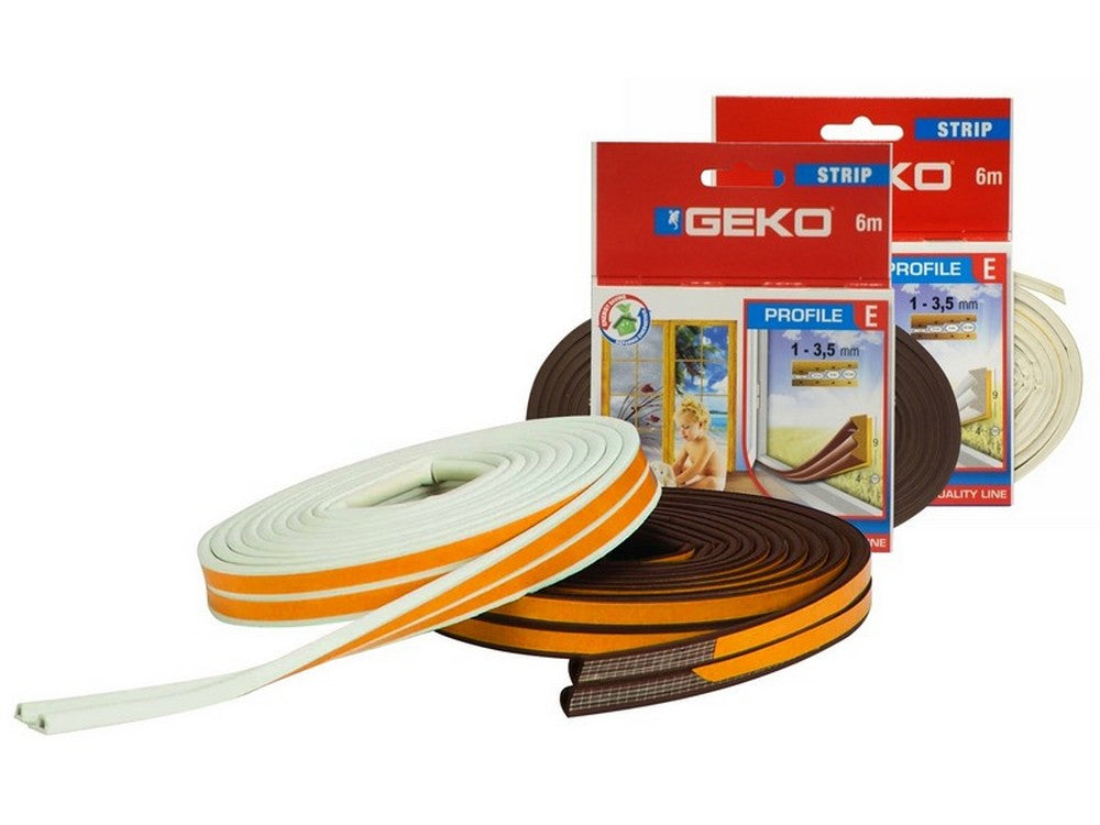 parafreddo in gomma geko mt. 6 profilo e - bianco cod:ferx.vit49664