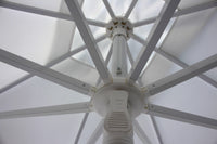 Ombrellone da Giardino 2,25x2,25 m Palo Ø40 mm in Alluminio Maffei Kronos Bianco