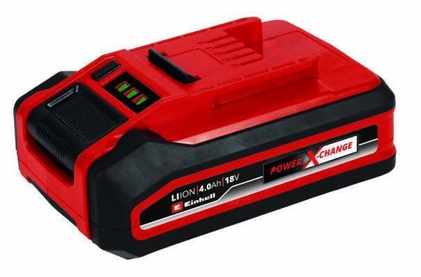 Einhell 4511553 Power-X-Change Plus Batteria 18 V 4,0 Ah Tecnologia Li-Ion Celle 21700 colore Nero Rosso