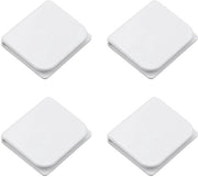 Clip per tenda doccia 4 pezzi - Autoadesivo - Eterno chiusura - Protezione anti-spruzzo - Materiale ABS leggero - Dimensioni 5 x 4 x 1 cm - Clip per tenda