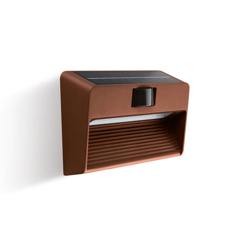 VARCO CORTEN Segnapasso Solare LED da Parete IP54 99127 Sovil