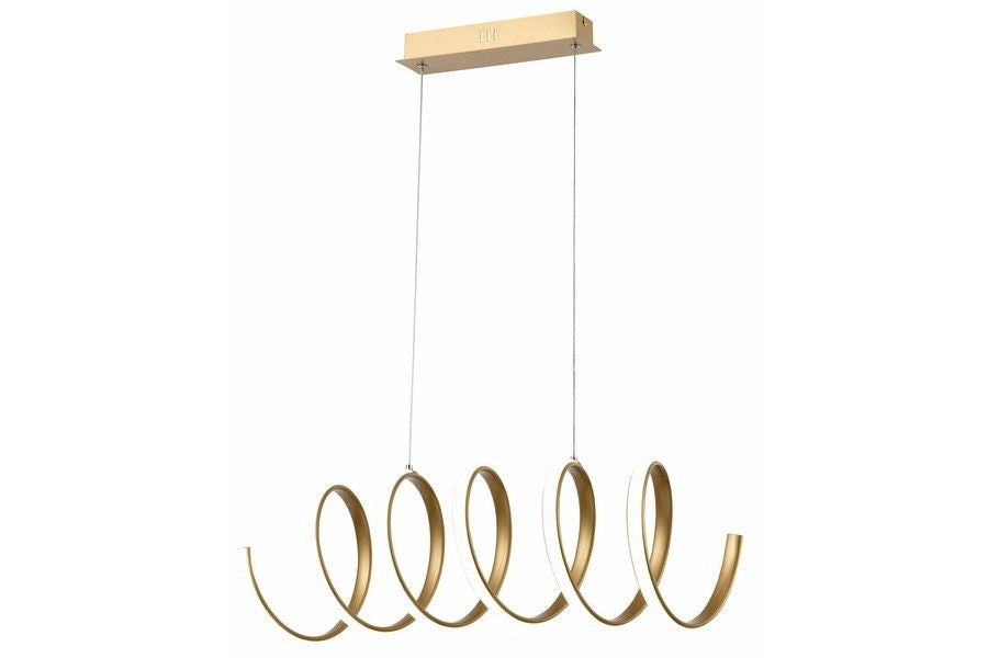 Lampada a sospensione Ribbon oro LED 40W 4000K Reality