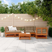 Set Lounge da Giardino 6 pcs Marrone Cerato