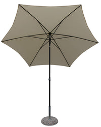 Ombrellone da Giardino Ø 2,5 m Palo Ø27 mm in Acciaio Maffei Kronos Ecrù