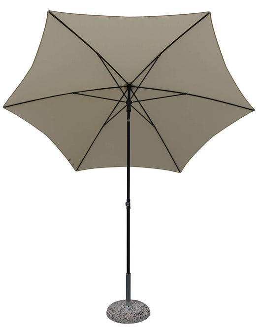 Ombrellone da Giardino Ø 2,5 m Palo Ø27 mm in Acciaio Maffei Kronos Ecrù