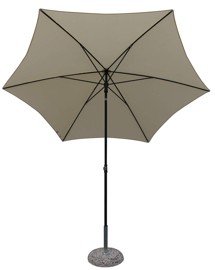 Ombrellone da Giardino Ø 2,5 m Palo Ø27 mm in Acciaio Maffei Kronos Ecrù