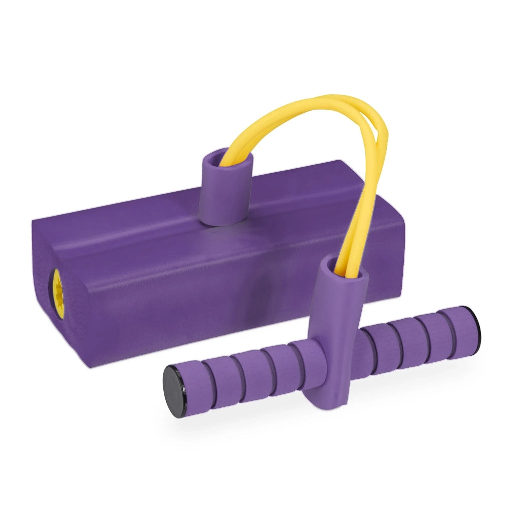 Bastone saltarello ludico per bambini esterno 42 x 22 x 10 cm con fischietto divertente in plastica rossa 13_0017387