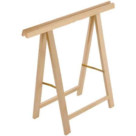 CAVALLETTO IN LEGNO cm 75x75h