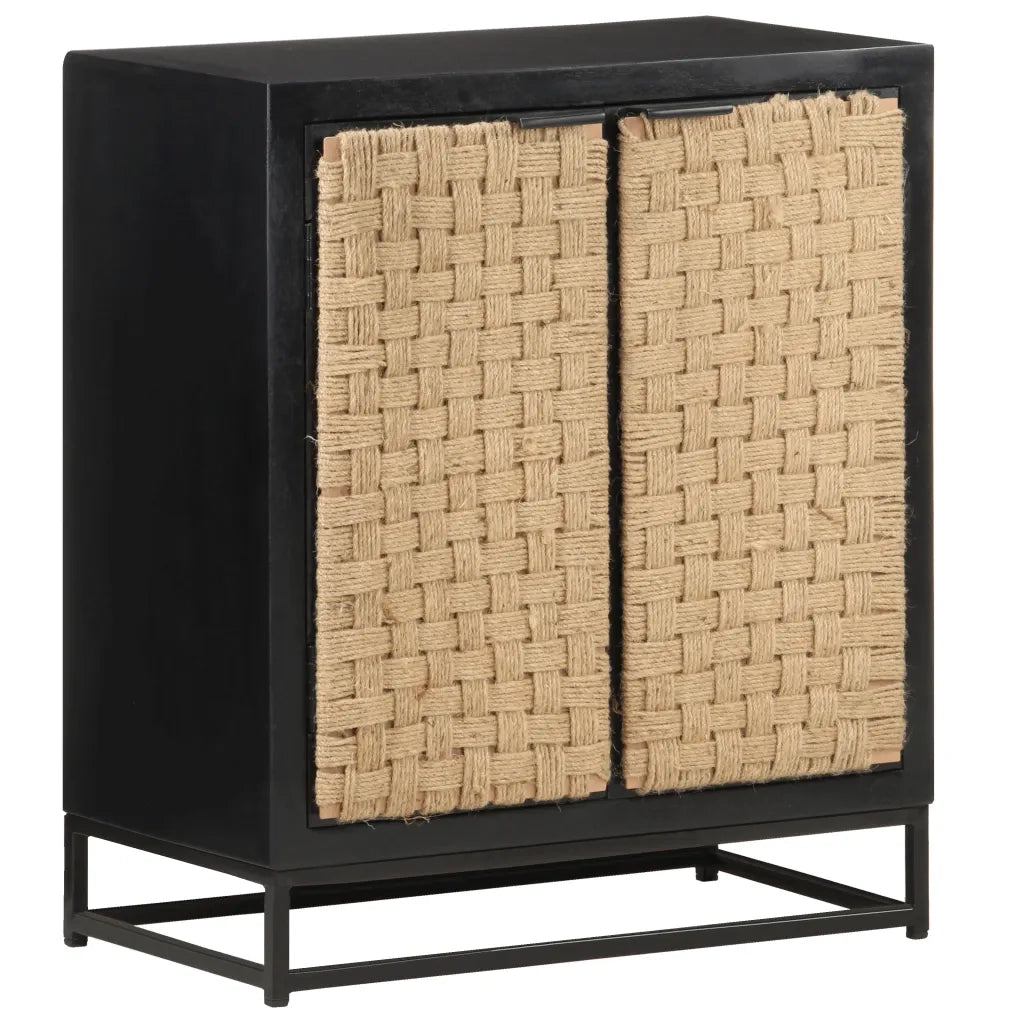 Credenza | Madia | Buffet da pranzo | Armadio da pranzo 60x35x70 cm in Legno Massello di Mango