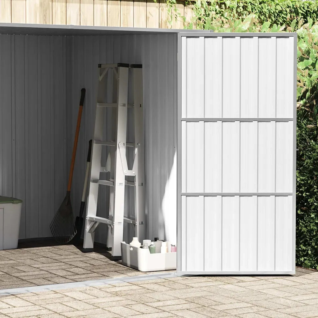Capanno da Giardino Grigio 195x198x159 cm in Acciaio Zincato cod mxl 45849