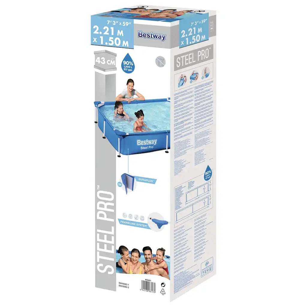 Bestway Piscina Steel Pro 221x150x43 cm 92811