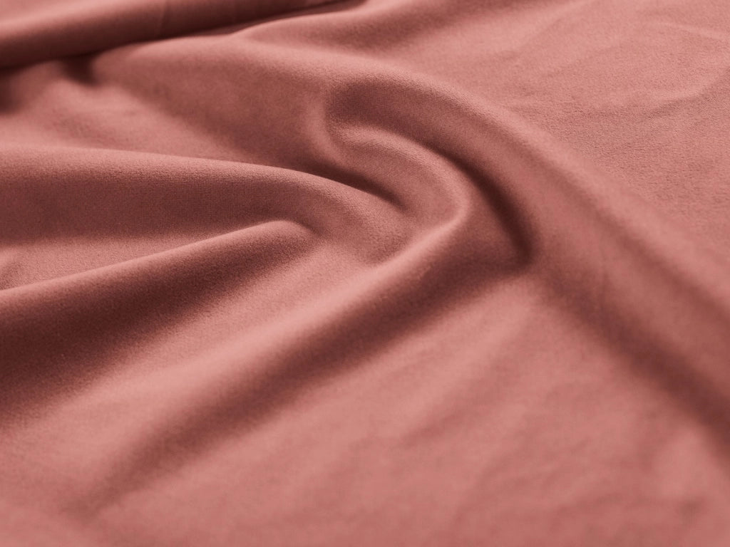 Cosmopolitan Design - Divano angolare sinistro "Bali" 5 posti in velluto rosa 