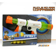 Trade Shop - Fast Fucile Ad Aria Compressa 5 Palline Gioco Giocattolo Bambini -