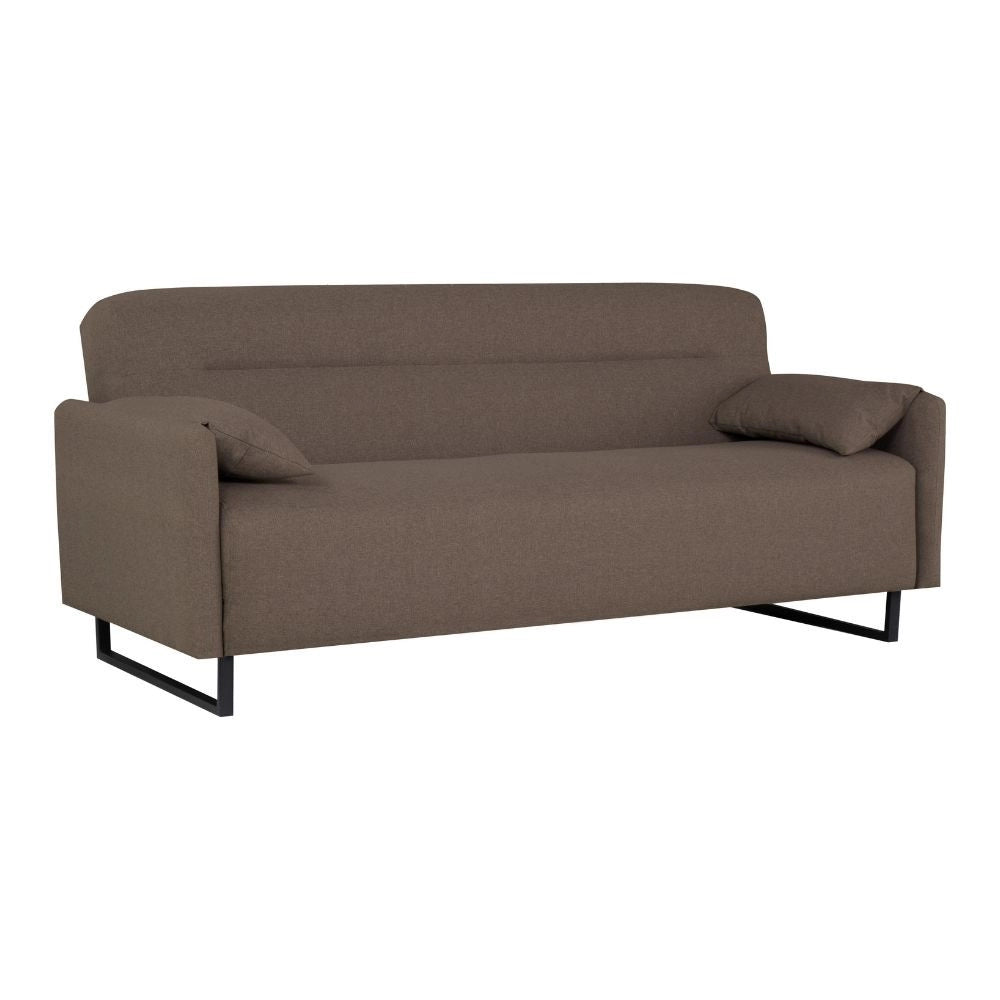 Divano letto Odin 3 posti in tessuto beige 05-370
