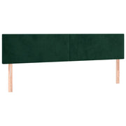 Testiera | Testata Verde Scuro 200x5x78/88 cm in Velluto