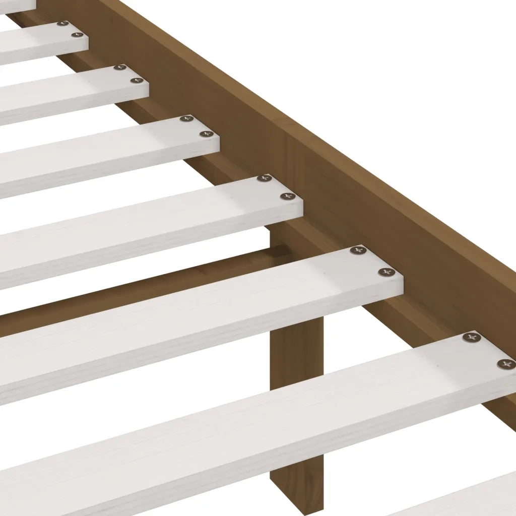 Giroletto senza Materasso Ambra in Legno di Pino 200x200 cm 3101046