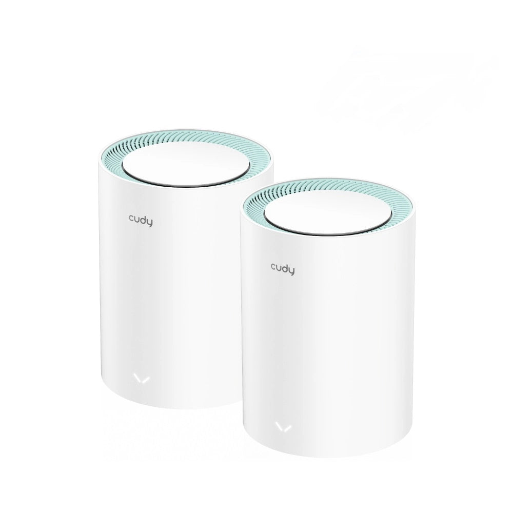 Cudy m1300 2-pack sistema wi-fi mesh dual-band (2.4 ghz/5 ghz) wi-fi 5 (802.11ac) bianco 1 interno - M1300(2-PACK)
