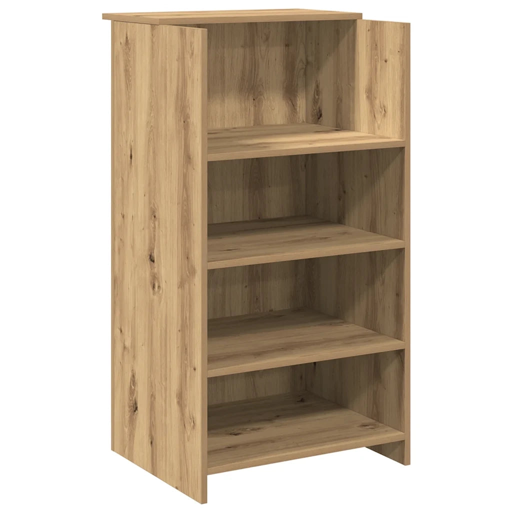 Banco Reception Rovere Artigianale 135x50x103,5cm in Truciolato 3324195