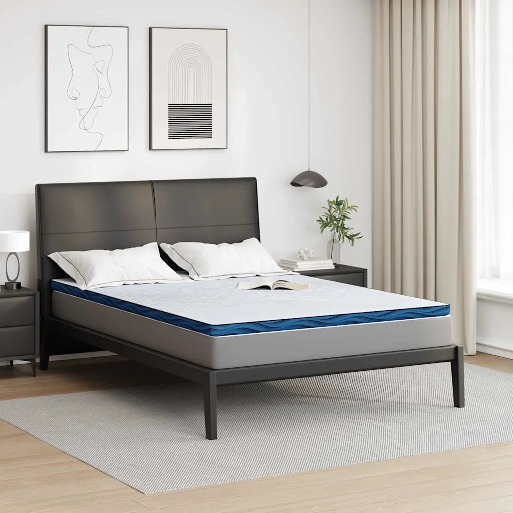 Topper per materasso Bianco 140 x 190 cm Tessuto Jacquard CFW7066679