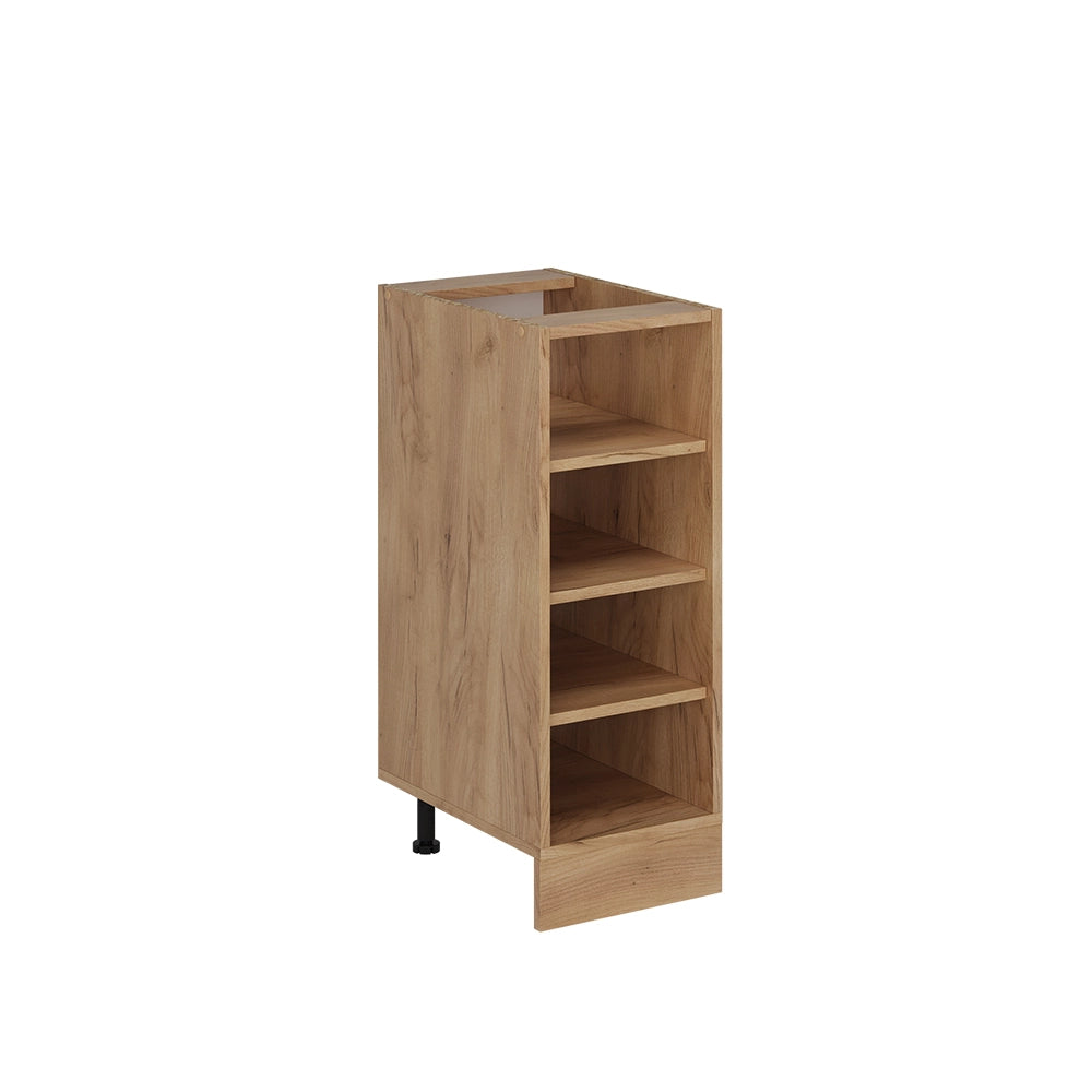 Vicco Scaffale da cucina Quercia dorata 30 cm senza piano di lavoro