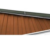 Casetta Box da Giardino in Lamiera di Acciaio 664x721x372 cm Legno