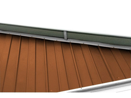 Casetta Box da Giardino in Lamiera di Acciaio 664x721x372 cm Legno