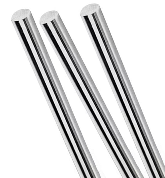 Stantuffa rotonda in acciaio inossidabile 304 - 1mm x 100mm - Tavole di acciaio solidi - Artigianato DIY - Modello auto/aereo/nave - Duraturo e Sicuro