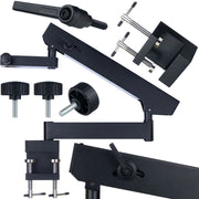 Supporto per Microscopio Stereoscopico WDMS1 – Braccio Regolabile 400mm, Movimento Orizzontale 770mm | Base 98x80x116mm