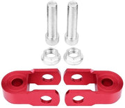 Sospensione Universale in Lega Leggera - 2 Pezzi - Altezza Elevata 3 cm - Adatta per la maggior parte delle Motociclette - Incluso: Viti/Nut - Sospensione 

Specifica: 
- Materiale: Lega Leggera
- Altezza: 3 cm
- Numero di pezzi: 2