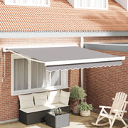 Tenda Retrattile Automatica  Grigio Chiaro 350x250 cm