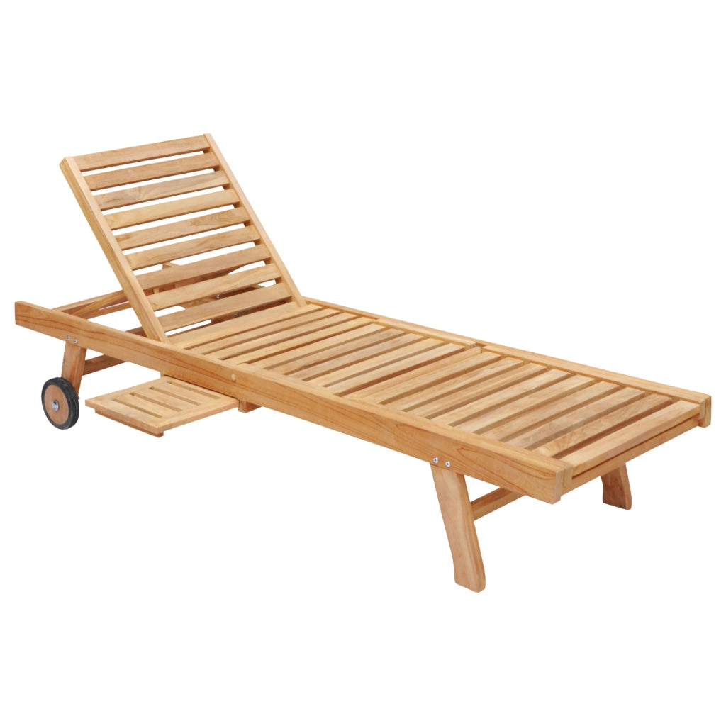 Lettino pieghevole in teak LOMBOK