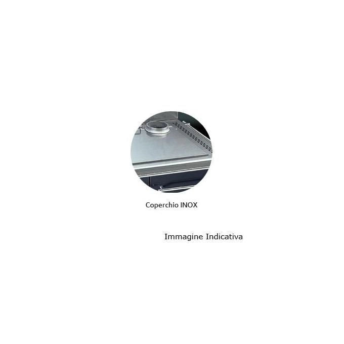 Focus CLF90 Coperchio per Cucina a Gas Serie Clf 90 Larghezza 90 cm Inox colore Inox