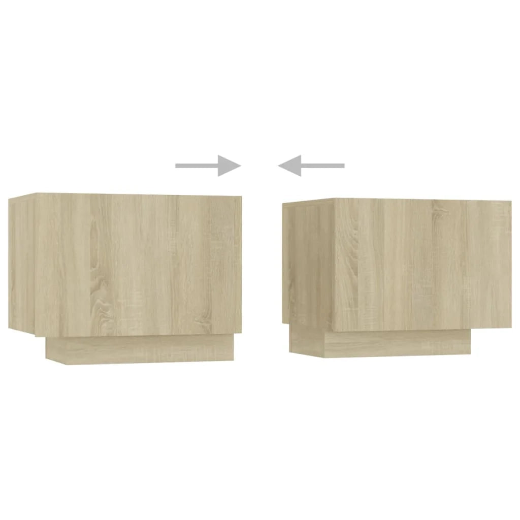 Mobile TV multimediale scaffale TV credenza mobile TV sala da pranzo soggiorno camera da letto con luci LED rovere Sonoma 300 x 35 x 40 cm marrone 02_0026782