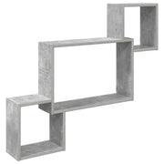 Scaffale da parete A parete Grigio 91,5 x 15 x 76 cm 8012119