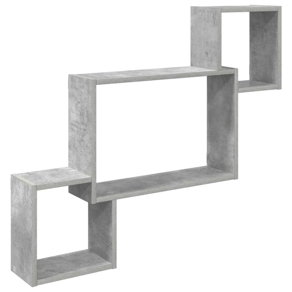 Scaffale da parete A parete Grigio 91,5 x 15 x 76 cm 8012119