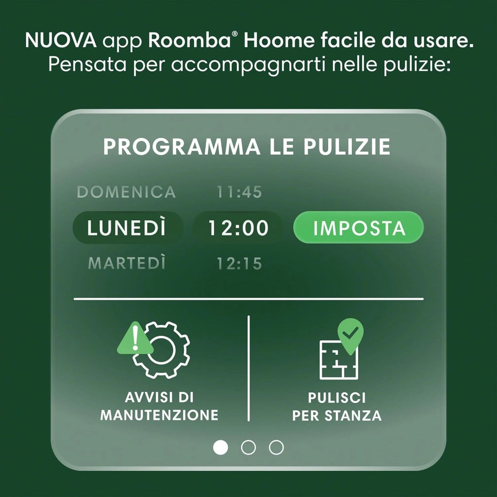 iRobot Roomba 205 DustCompactor Combo, Robot Aspirapolvere Lavapavimenti, Senza Sacchetto, Raccoglie e Compatta la Polvere, Navigazione LiDAR, Rileva Tappeti/Moquette, Controllo tramite App, Bianco