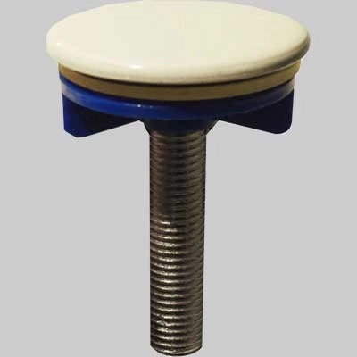 TAPPO COPRIFORO IN OTTONE BIANCO  Ø 50     MADE IN ITALY