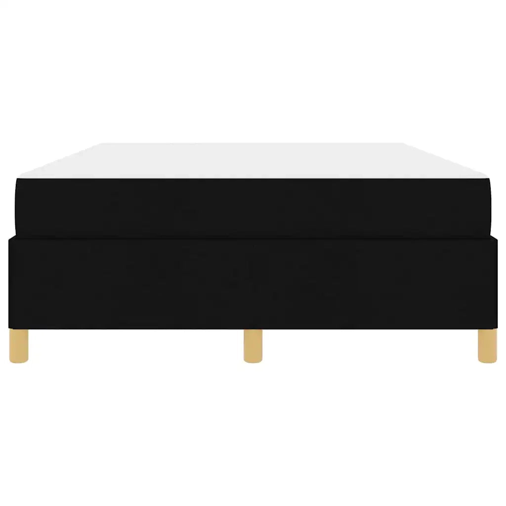 Struttura del letto con materasso Nero 140 x 200 cm Tessuto
