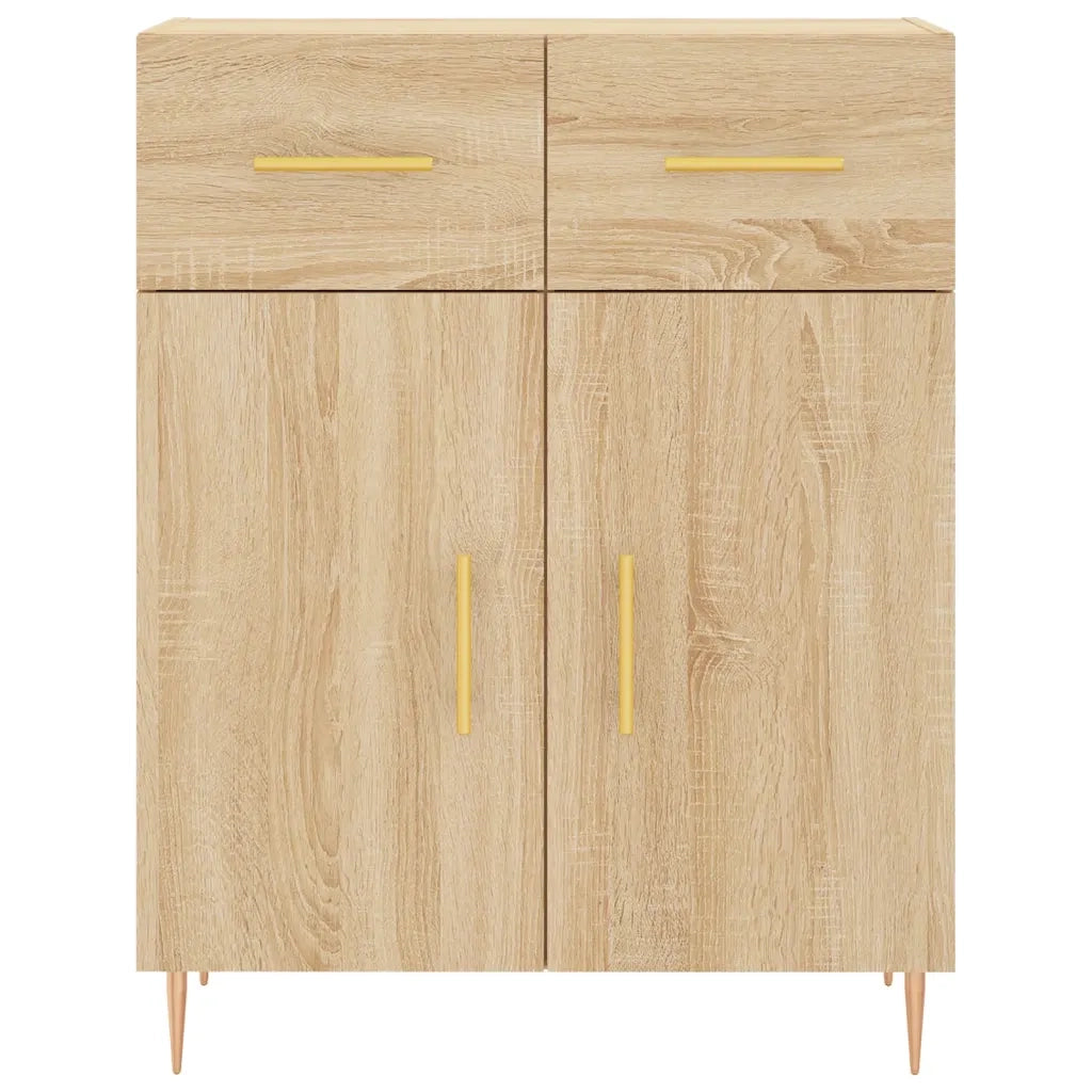 Credenza Rovere Sonoma 69,5x34x180 cm in Legno Multistrato 3199868