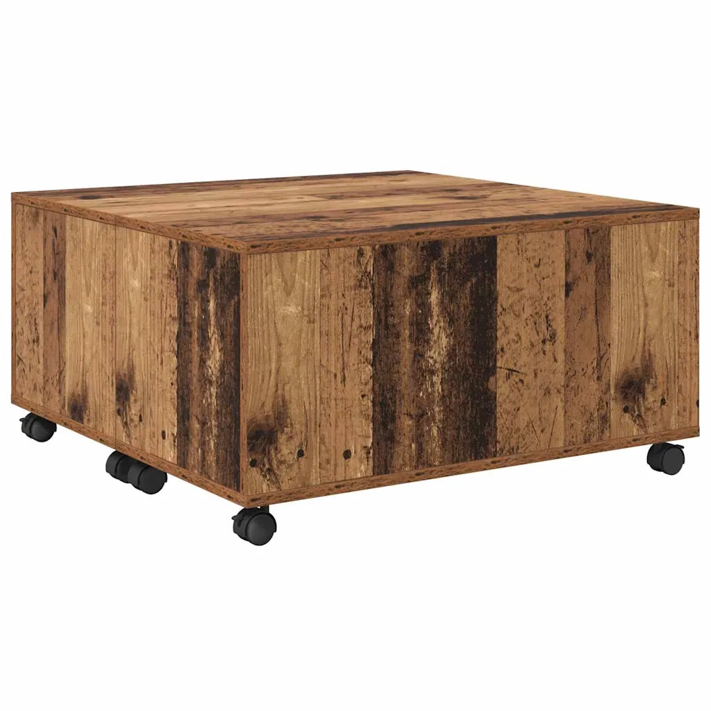 vidaXL Tavolino da salotto Legno Antico 75 x 75 x 38 cm