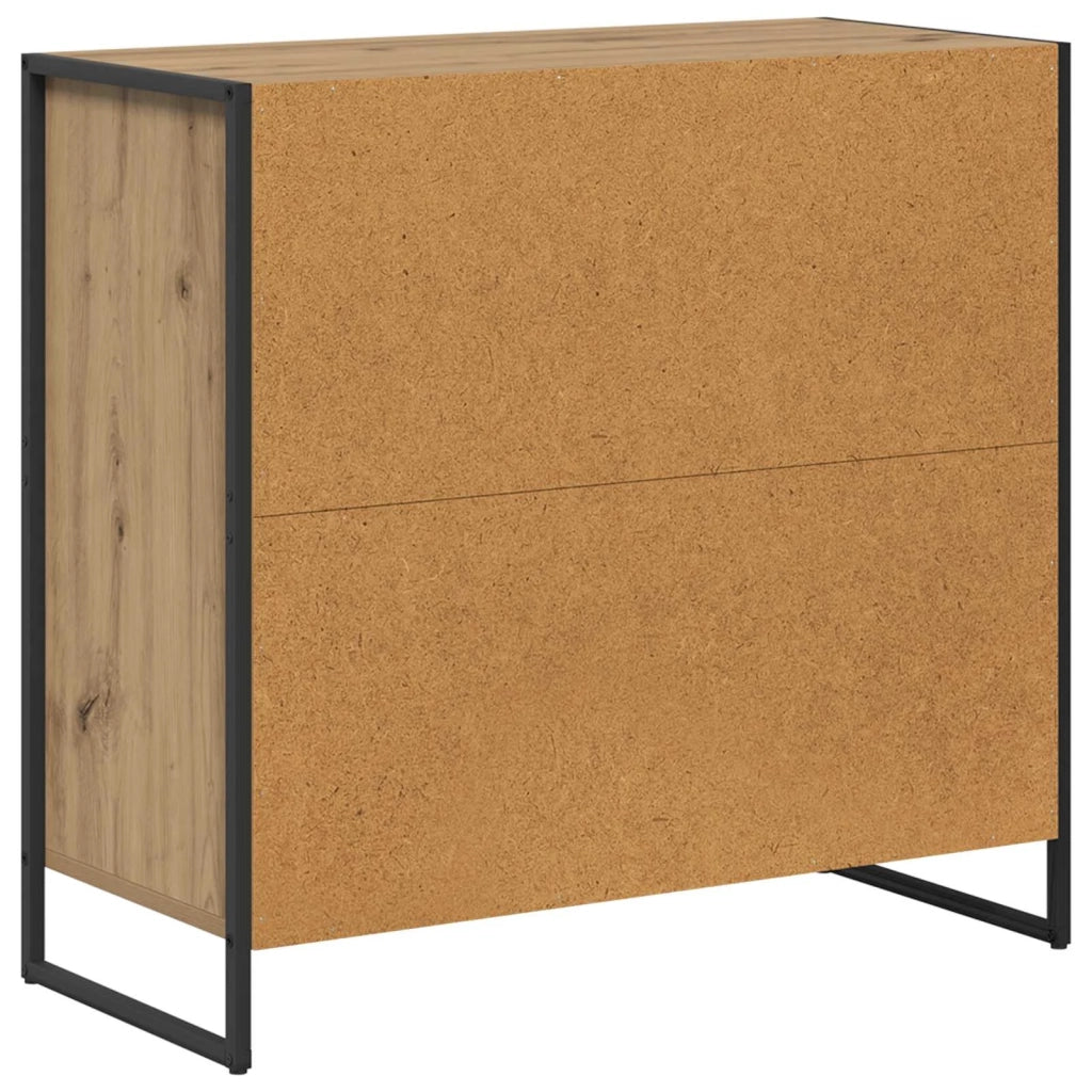 Credenza | Madia | Buffet da pranzo | Armadio da pranzo Rovere Artigianale 79 x 36 x 75.5 cm Legno multistrato