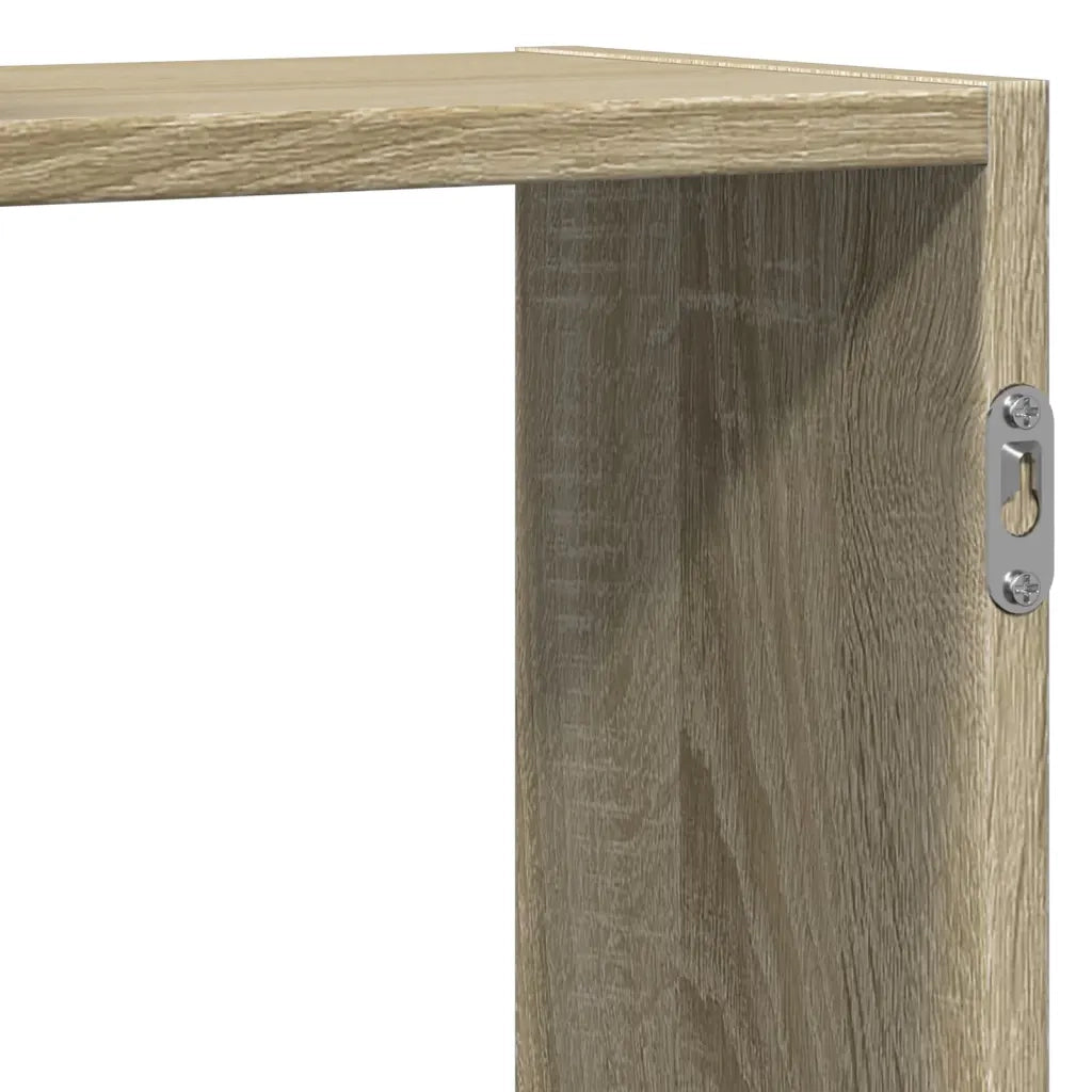 Scaffale a Parete Rovere Sonoma 159x18x65 cm in Truciolato
