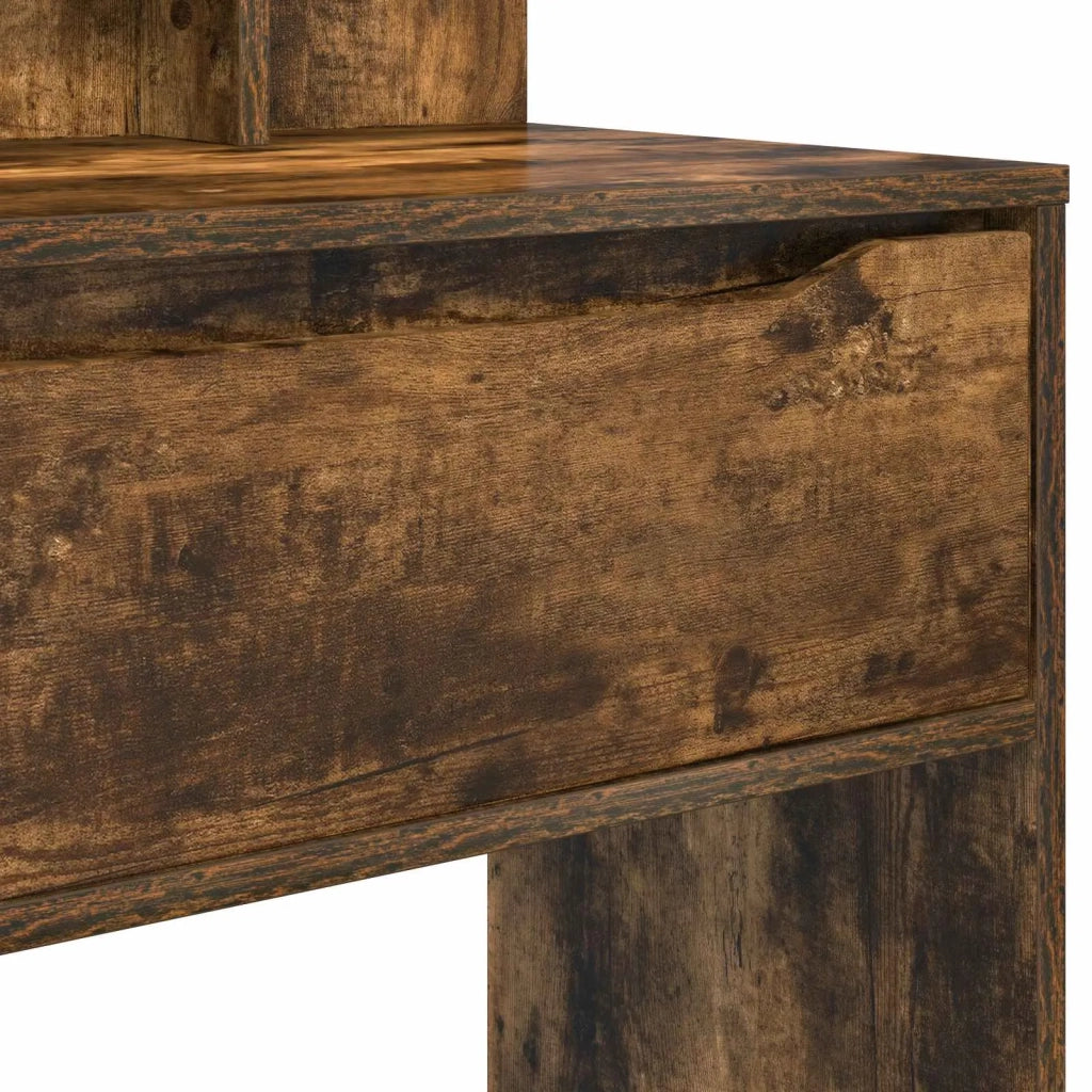 Tavoli da Trucco per Camera da Letto con cassetto Rovere fumé 889002
