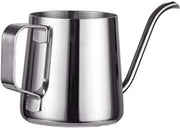 Caffettiera a stile europeo con teiera e bollitore in acciaio inox 304, con beccuccio per latte e teiera integrata
