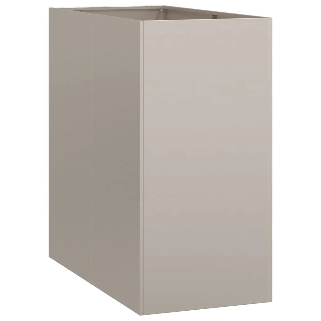 Fioriera Arrugginita 40x80x80 cm in Acciaio Corten 860779