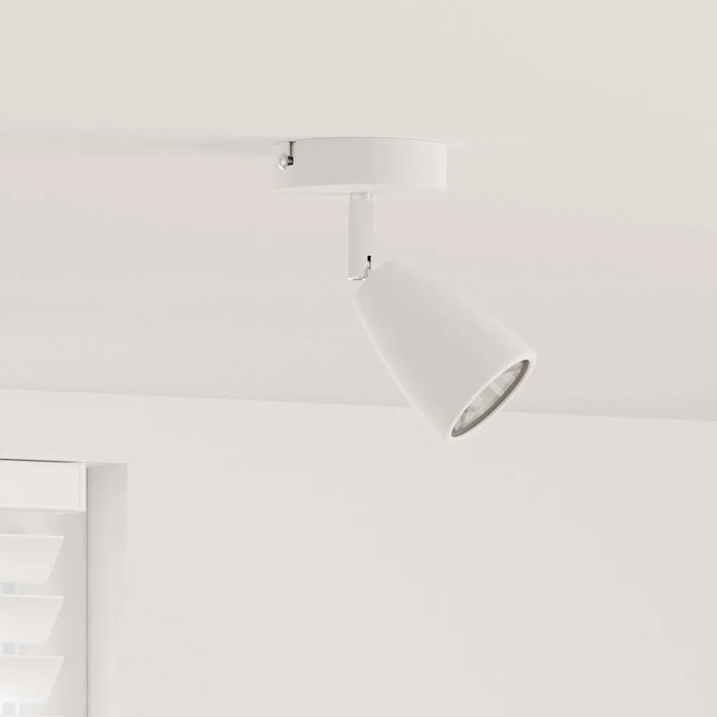 Faretto da soffitto Bianco 8 x 8 x 14 cm Metallo CFW5638988
